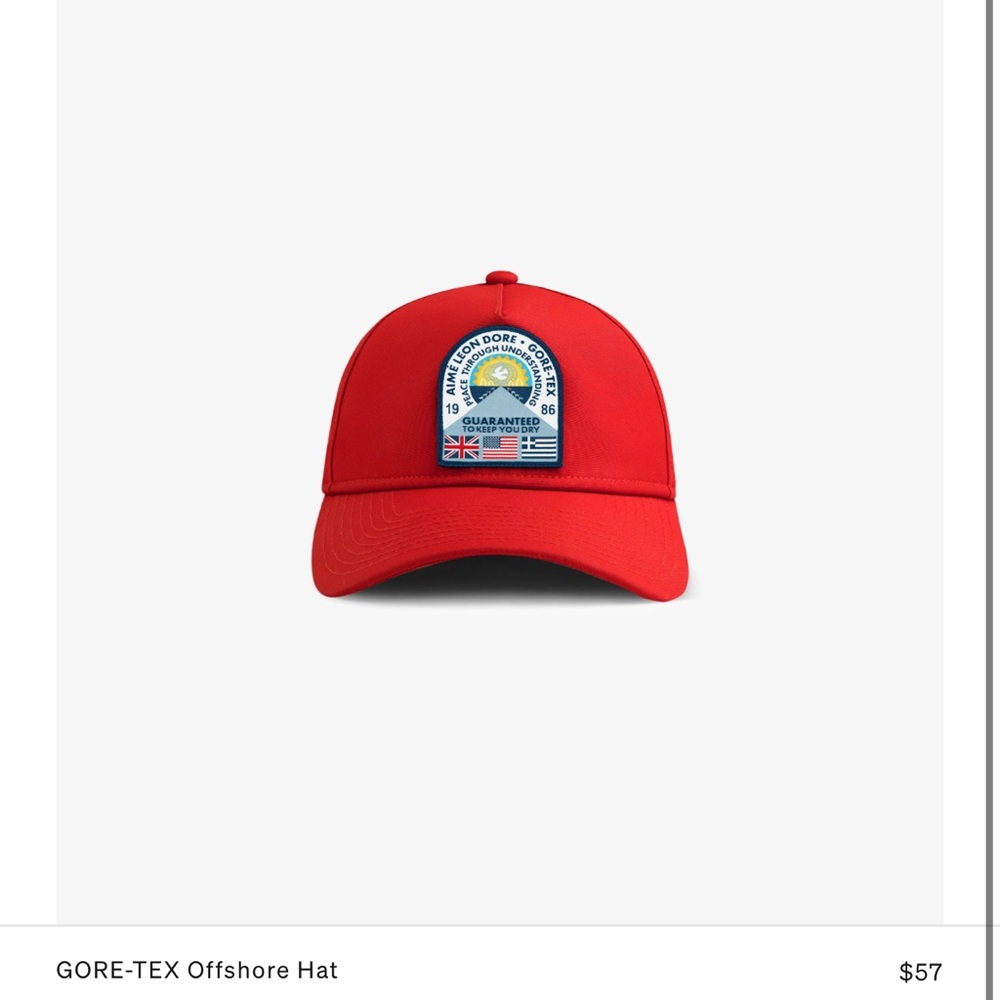 Aimé Leon Dore x GORE-TEX Red Offshore Hat - SOLD OUT